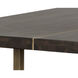 Donnelly 95 X 39.5 inch Antique Brass / Dark Mango Dining Table